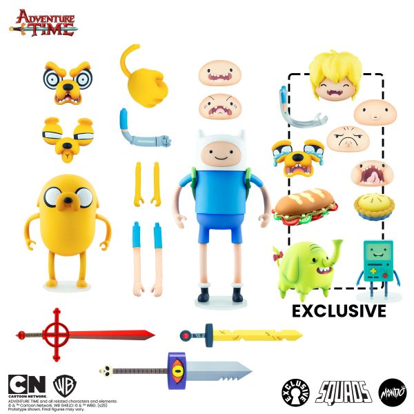 Adventure Time - Jake and Finn Figure Set - Exclusive Fashion - Image 2