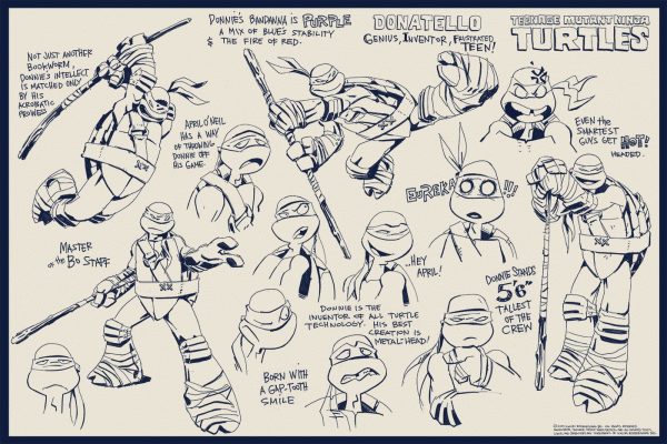 Teenage Mutant Ninja Turtles Character Concepts (Set of 4) Cheap - Image 2