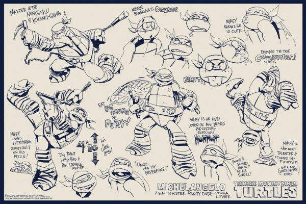Teenage Mutant Ninja Turtles Character Concepts (Set of 4) Cheap - Image 4