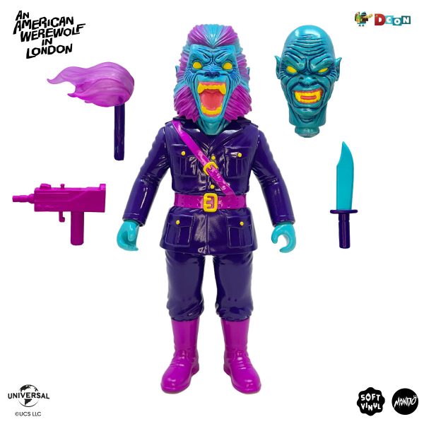 An American Werewolf in London - Nightmare Demon Deluxe Werewolf Soft Vinyl Figure - Retro Gamer Variant (Designer Con Exclusive) For Sale - Image 2