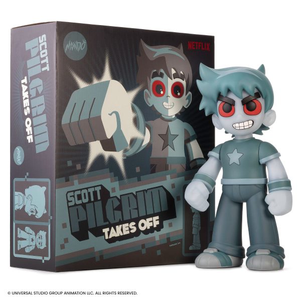 Scott Pilgrim Takes Off - Scott Pilgrim Super Vinyl Figure - Nega Variant For Sale
