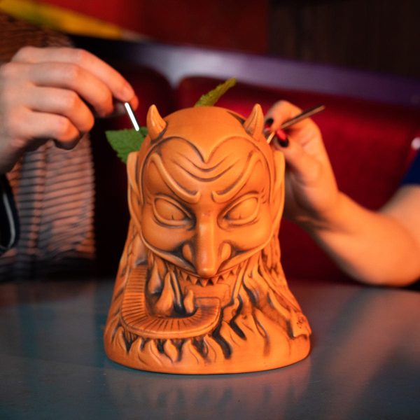 Ol  Scratch Designer Series Tiki Mug - Orange Sale - Image 5