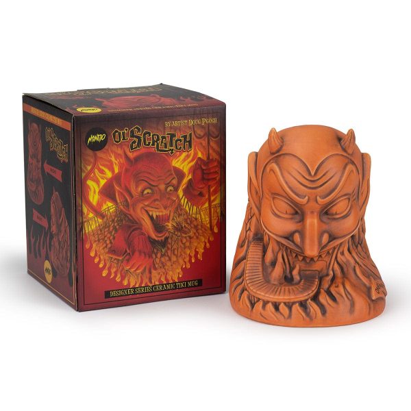Ol  Scratch Designer Series Tiki Mug - Orange Sale - Image 4