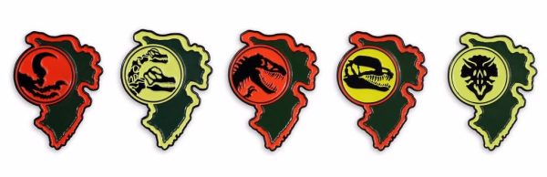 Jurassic Park Paddock Sign Pin Series Cheap - Image 2