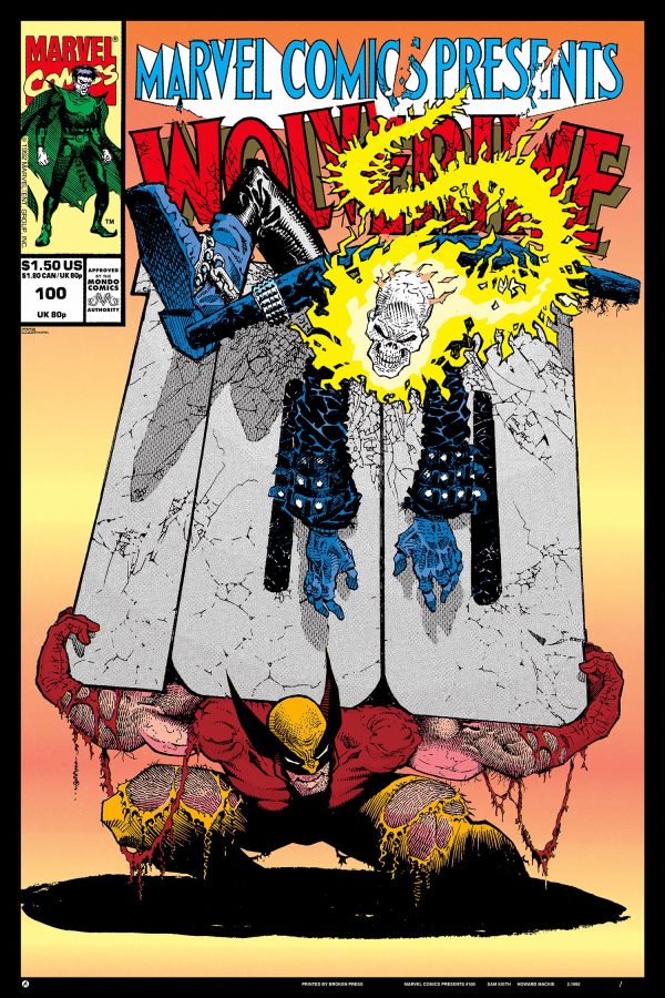 Marvel Comics Presents #100 Poster Supply