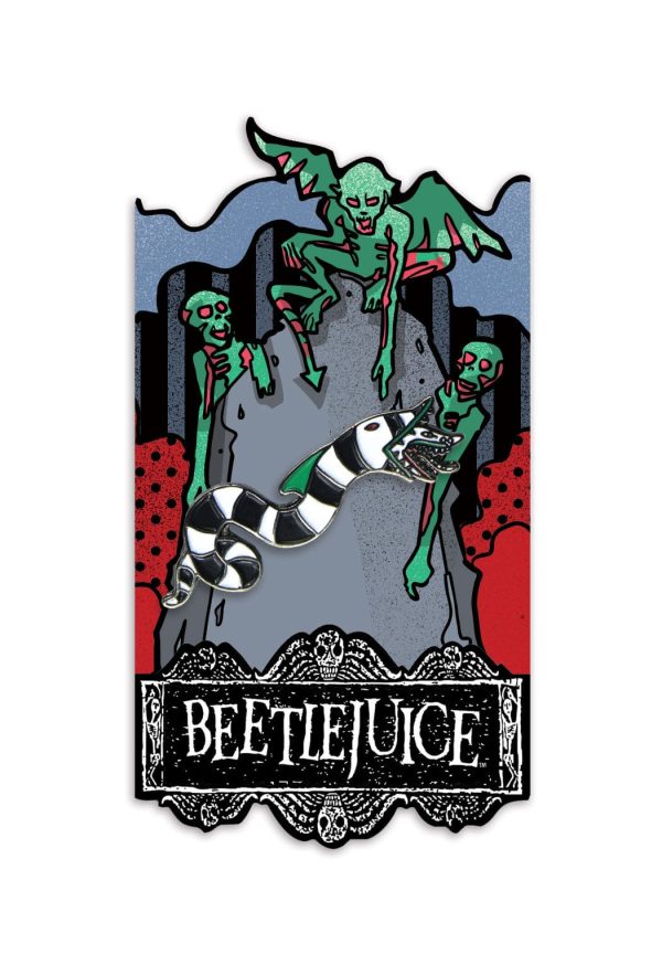 Beetlejuice: Sandworm Enamel Pin Discount
