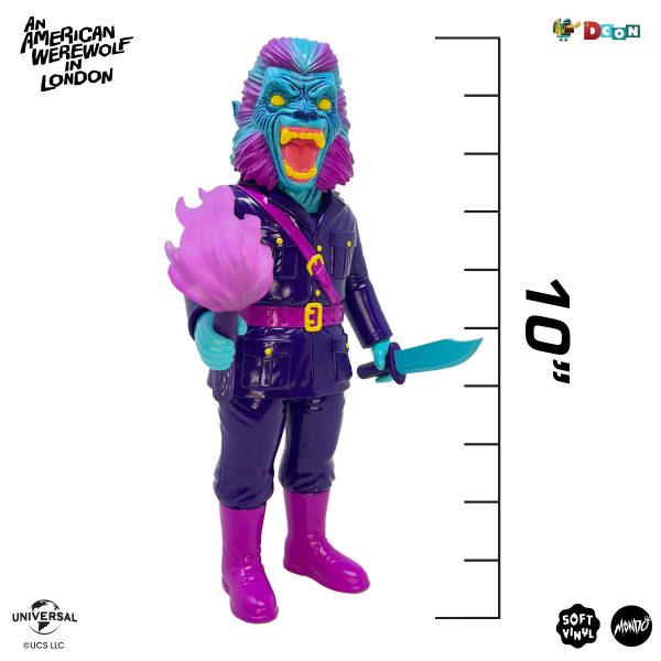 An American Werewolf in London - Nightmare Demon Deluxe Werewolf Soft Vinyl Figure - Retro Gamer Variant (Designer Con Exclusive) For Sale - Image 4