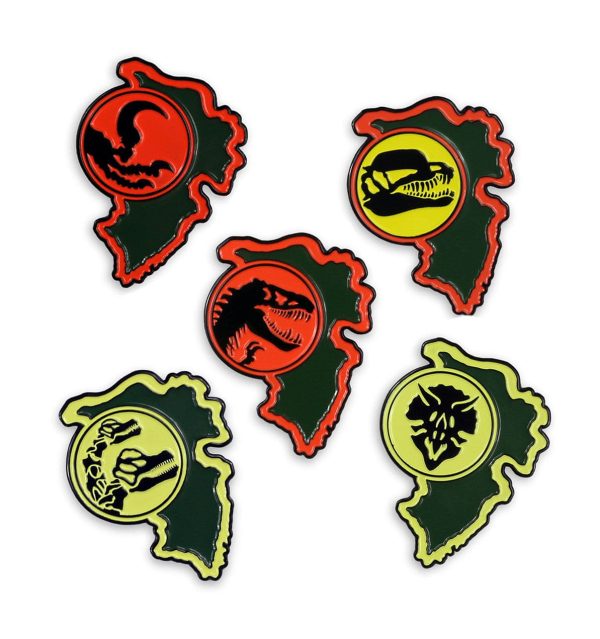 Jurassic Park Paddock Sign Pin Series Cheap