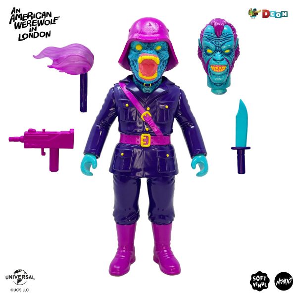 An American Werewolf in London - Nightmare Demon Mutant Soft Vinyl Figure - Retro Gamer Variant (Designer Con Exclusive) Online now - Image 2