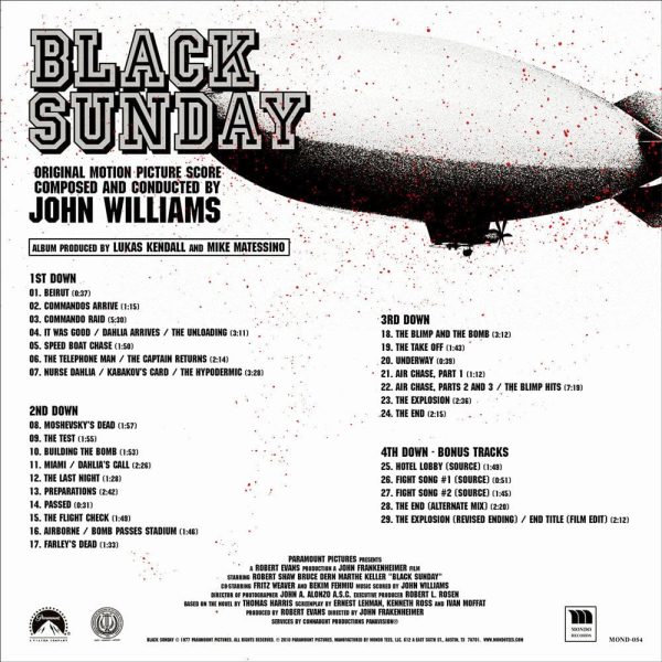 Black Sunday Original Motion Picture Soundtrack 2XLP Online now - Image 5