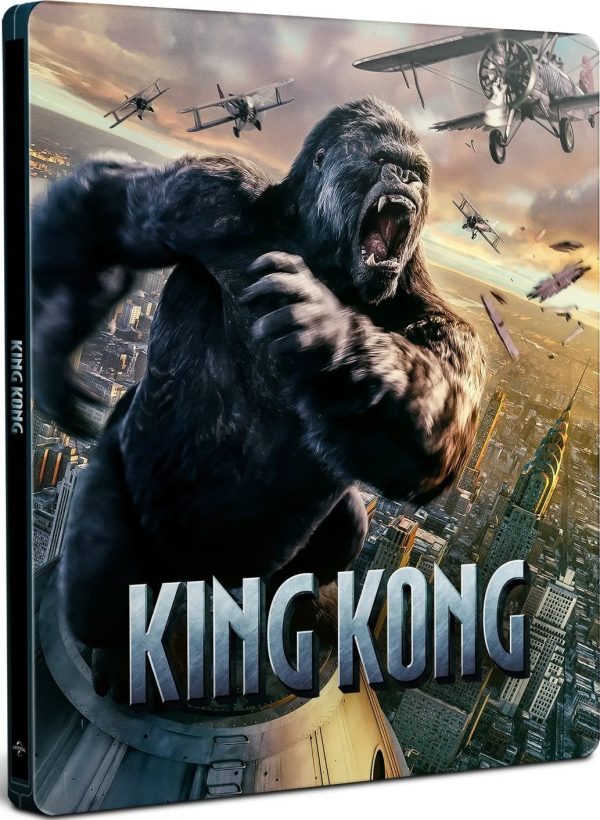 KING KONG (REGION FREE B IMPORT - LIMITED EDITION) 4K UHD BLU-RAY STEELBOOK [SCRATCH AND DENT] For Discount