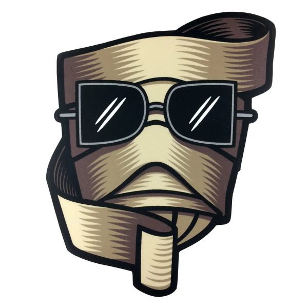 INVISIBLE MAN HEAD STICKER on Sale