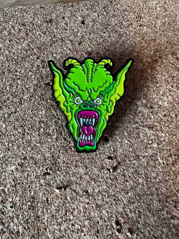 DEMON WIND DEMON ENAMEL PIN on Sale