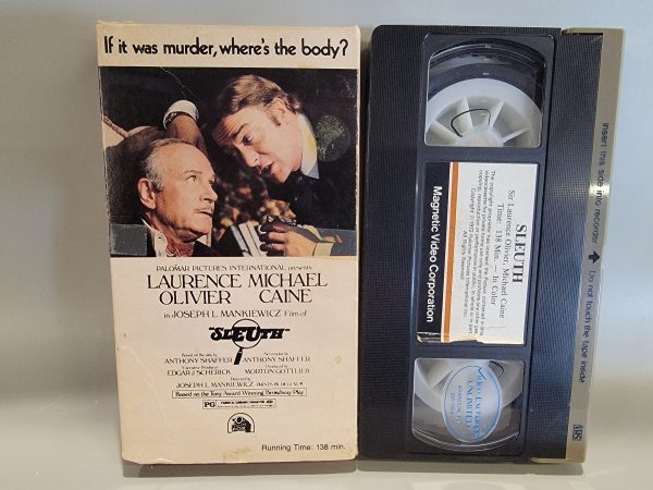 SLEUTH (2 TAPES) VHS [USED] Discount - Image 2