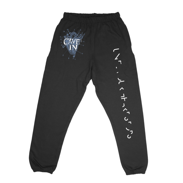Cave In “UYHS Heart” Black Sweatpants For Cheap